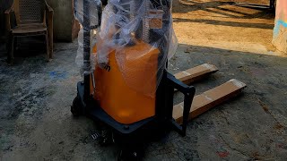 Xilin 1.5 Ton 3.5 Meter Lifting Height Brand New Semi Electric Stackers for Sale in Karachi Pakistan