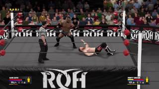 Monty Brown POUNCE finisher WWE 2k17