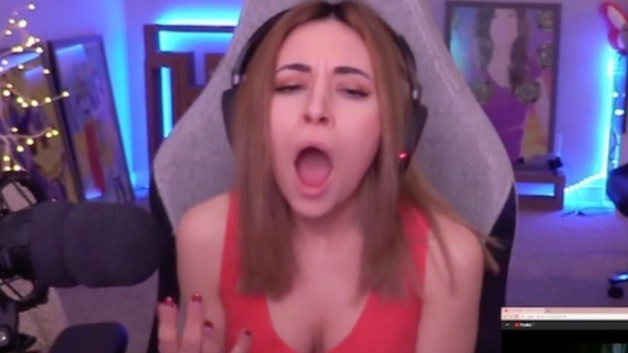 Alinity had a little nip slip during her stream, and she got banned for it....