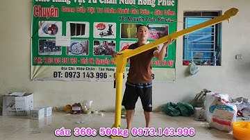 cẩu xoay 360 độ. 500kg. cẩu trục 500kg. cẩu nâng hàng, cẩu nâng hàng gắn thùng xe, cẩu gắn thùng oto