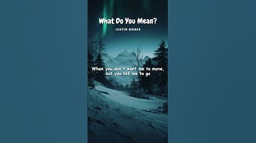 Justin Bieber - What Do You Mean? #shorts