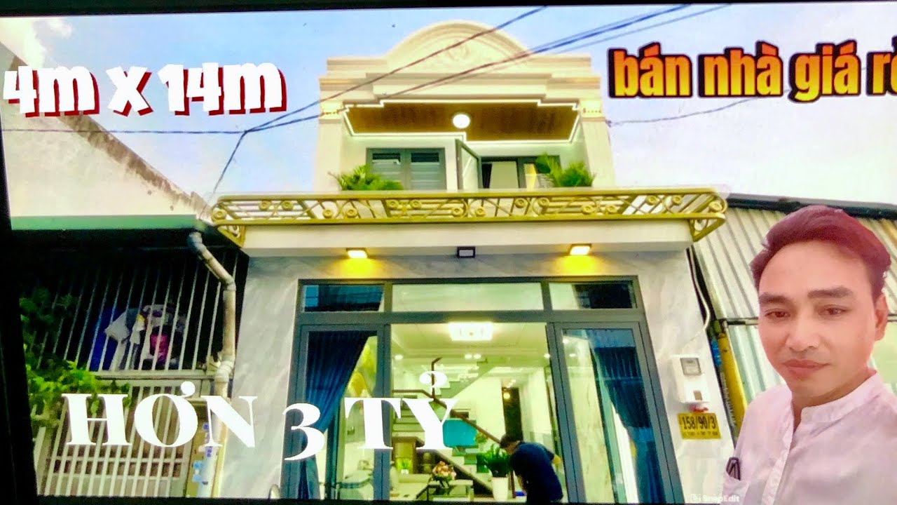 bán nhà giá rẻ đúc 1 lầu Diện thích 4m x 15m gần phần mềm quang trung 