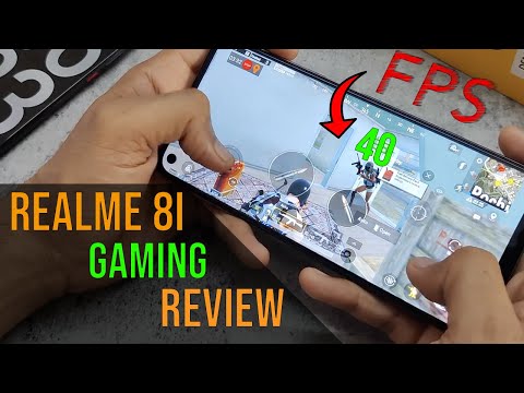 Realme 8i PUBG BGMI test graphics | Gaming review | battery test | MediaTek G96 | FPS Meter