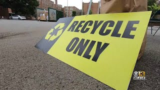 Baltimore Curbside Recycling Pickup Ends As DPW Focuses On Trash Backups