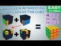 How to solve the 3x3 rubiks cube beginners roux method easy tutorial