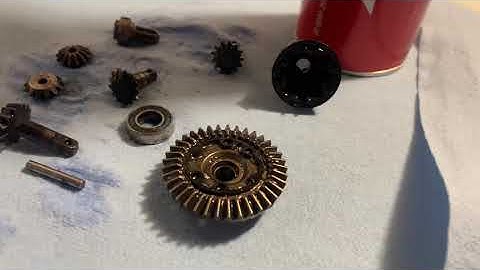 Rc Diff : cleaning & Greasing￼