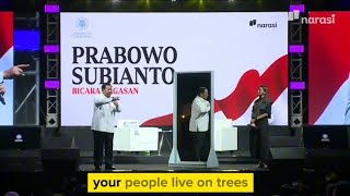Pak Prabowo enggan Bercermin saat di acara Mata Najwa #pilpres2024 #prabowo