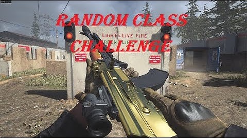 Random Class Generator Challenge!! (Call of Duty: Warzone)