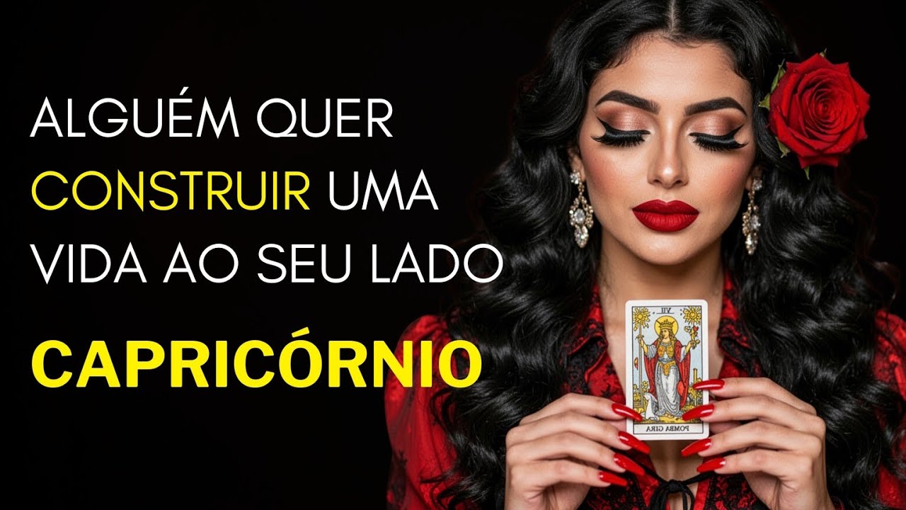 CAPRICÓRNIO ♑ ALGUÉM QUER CONSTRUIR UMA VIDA AO SEU LADO.