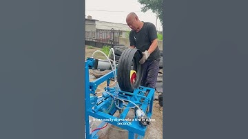 Quick tire disassembly process-good machines can improve work efficiency