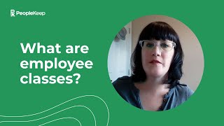 What Are Employee Classes?