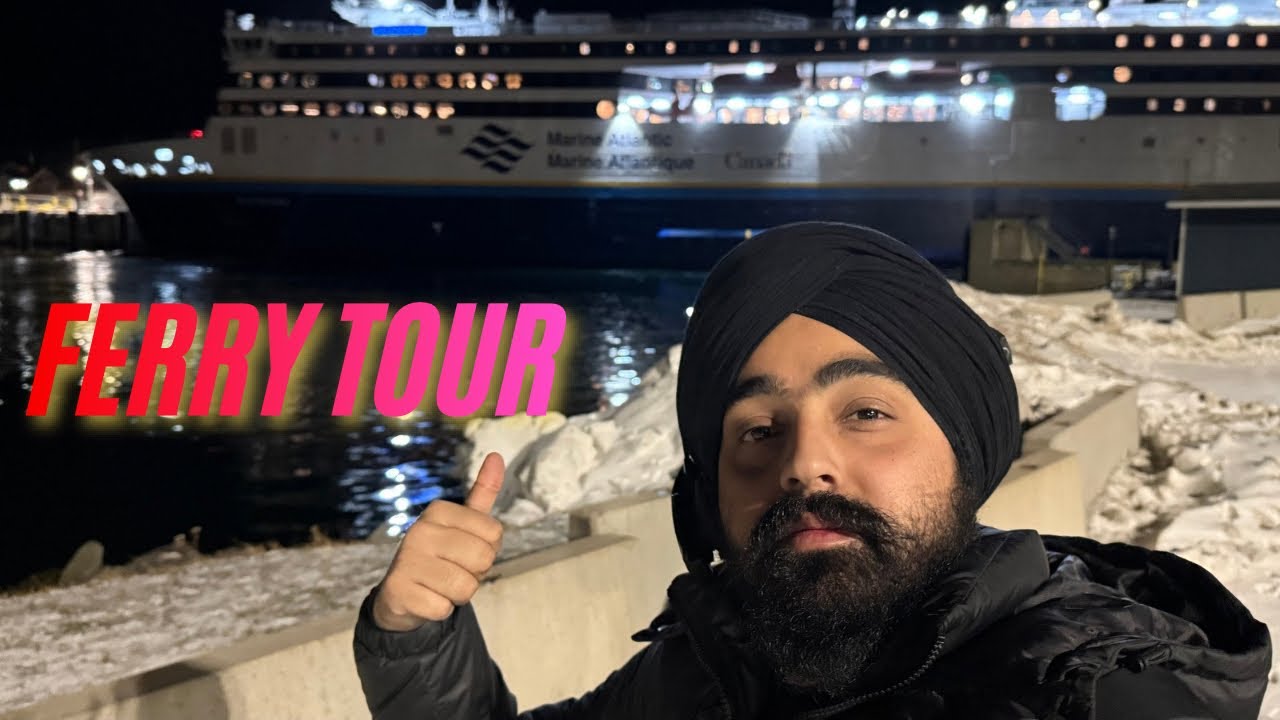 Ferry Tour | 8 Hours on ship 🛳️ | Trucks delivered in -28 degrees 🥶
