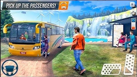 Bus Simulator drive gameplay walkthrough Android part #1
