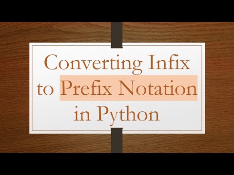 Converting Infix to Prefix Notation in Python