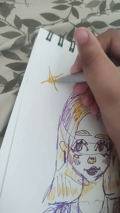 part 2 of well I ask my mother to choose two colours and I'll draw using them