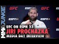 Jiri Prochazka explains 'crazy' hair for first main event | UFC on ESPN 23 media day