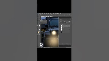 How to Create Realistic Car Headlight Effects in Photoshop | Step-by-Step Tutorial"
