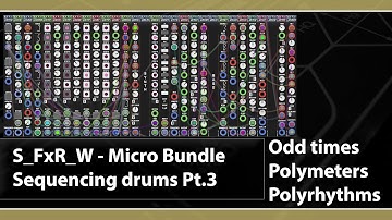 Drum Sequencing with Voltage Modular Micro Bundle Pt.3