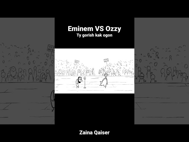 Eminem vs Ozzy | TikTok remix | Ty gorish kak ogon TikTok remix | edit | Zaina Qaiser #shorts class=