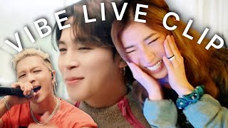 TAEYANG - 'VIBE (feat. Jimin of BTS)' LIVE CLIP REACTION [from Twitch]