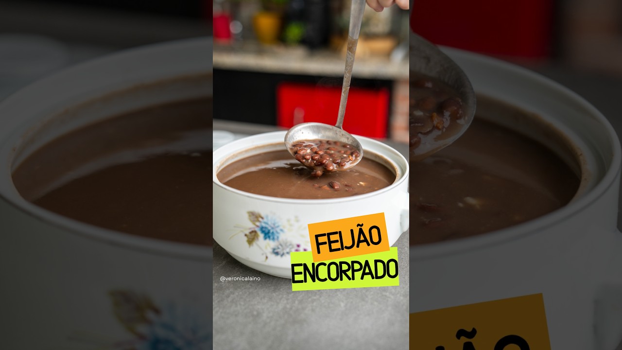 FEIJÃO COM CALDO GROSSO: o segredo está nos legumes!