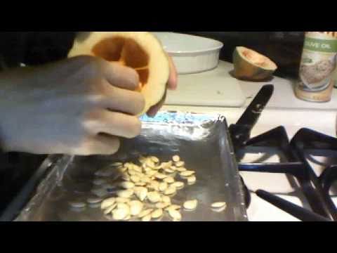 How to Cook Acorn Squash and Roast the Seeds -- Part I - YouTube