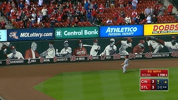 Molina walks it off with double to left