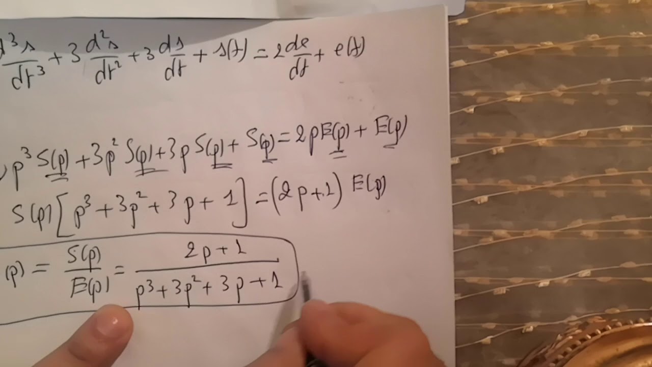 Exercice 5 série 1. Asservissement