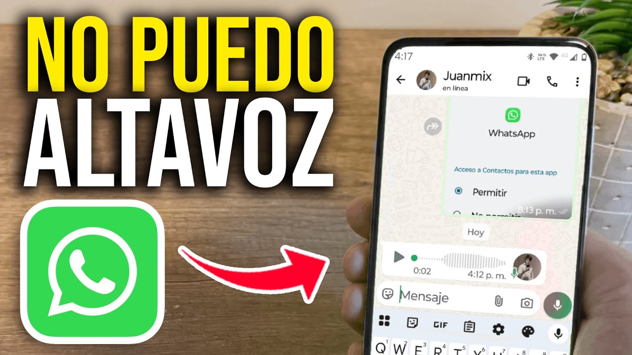 NO PUEDO ESCUCHAR los AUDIOS de Whatsapp en ALTAVOZ (SOLUCION!) - YouTube