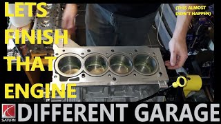 Completing The Spare Parts Engine Build And Putting It In The Car (02 Saturn SC2 Ep.5)