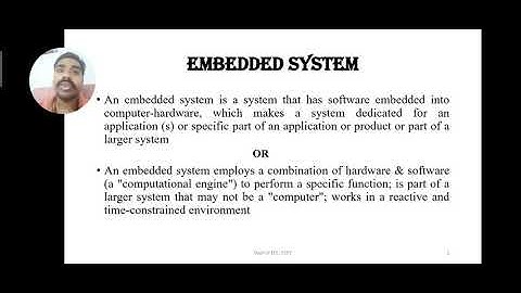 EE 309 : Module 4-1 Definition and Main components