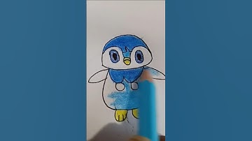 piplup Pokemon drawing #short#art#drawing#pokemonart#shortvideo #pokemon#shortsfeed #short#shorts.