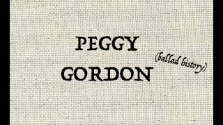 PEGGY GORDON (ballad history)