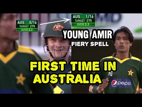 Mohammad AMIR Fiery Spell in Australia ODI 2010 Full Bowling Highlights | Ball by Ball