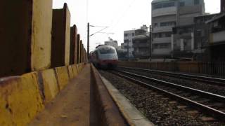 {20151215}3158次區間車&8552次試運轉雙線單向運行進入台南站