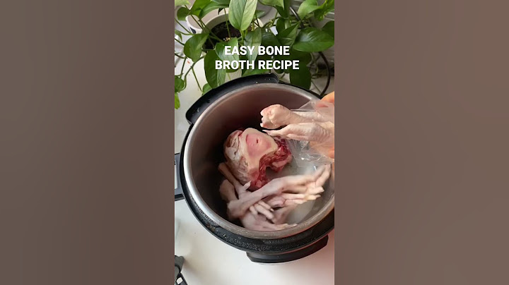 Easy homemade bone broth recipe