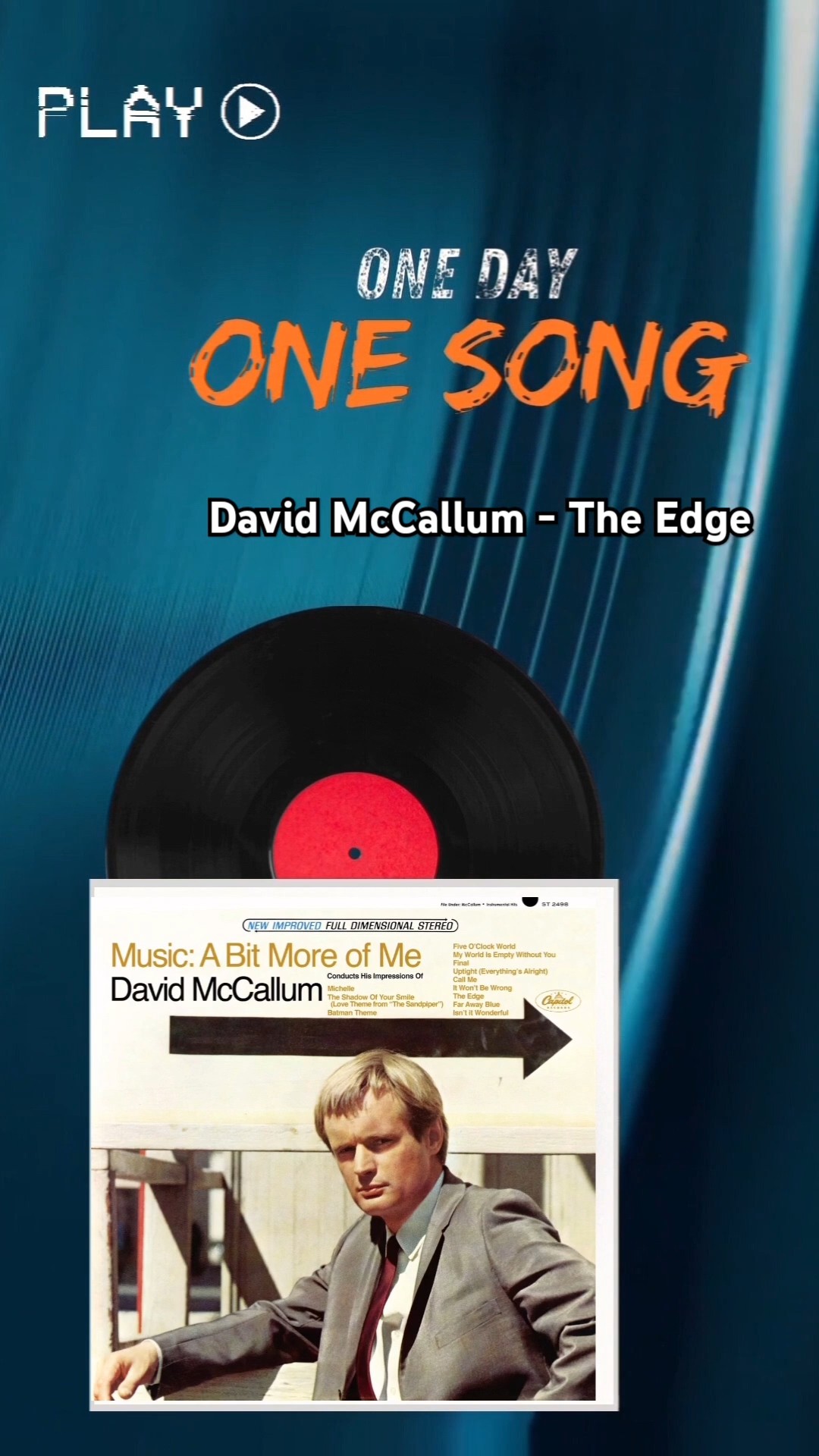 David McCallum – The Edge – Music: A Bit More Of Me (Dr. Dre The