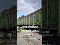 The train passes, the world moves!