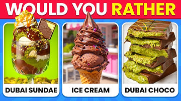 Would You Rather...? CHOCOLATE Edition 🍩🍫🍪 Quiz Time