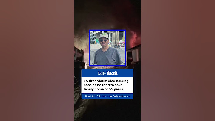 LA fires victim dies trying to save home of 55 years with hose