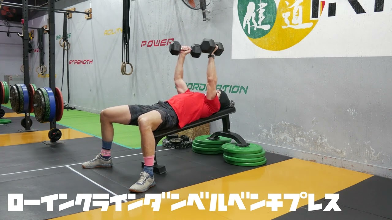 ローインクラインダンベルベンチプレス - YouTube