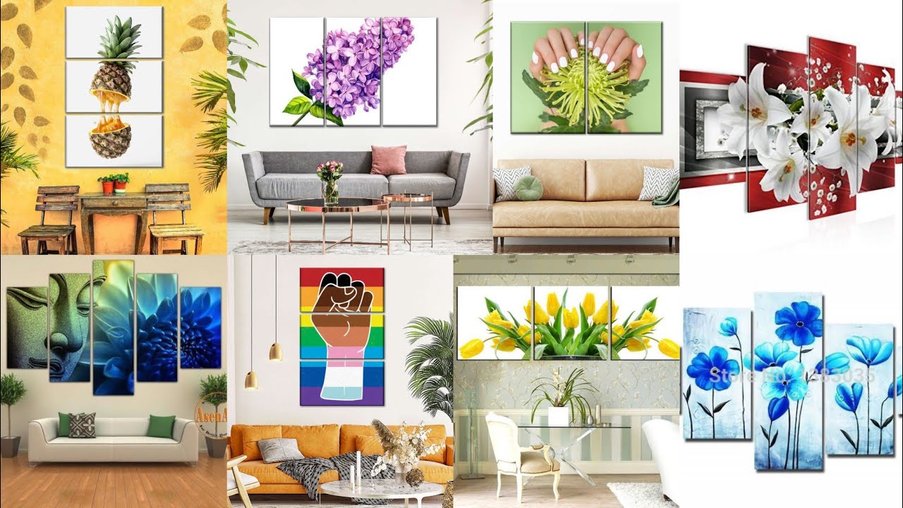 Imaginative multi panel wall art acrylic styles horizontal/vertical frames handcrafted decoration