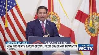 Celebrity Florida Governor Ron DeSantis unveils plan to eliminate property taxes for many Profile