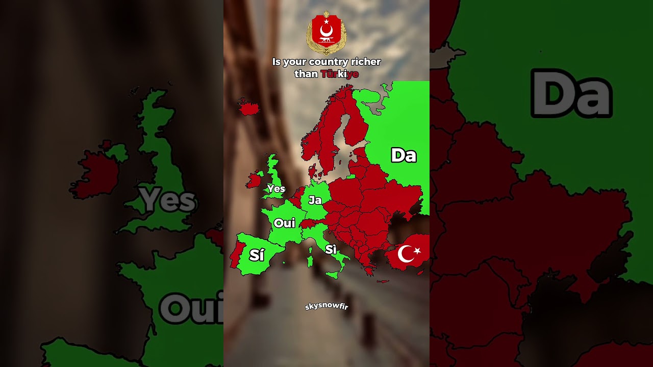 Is your country richer than Türkiye?🇹🇷