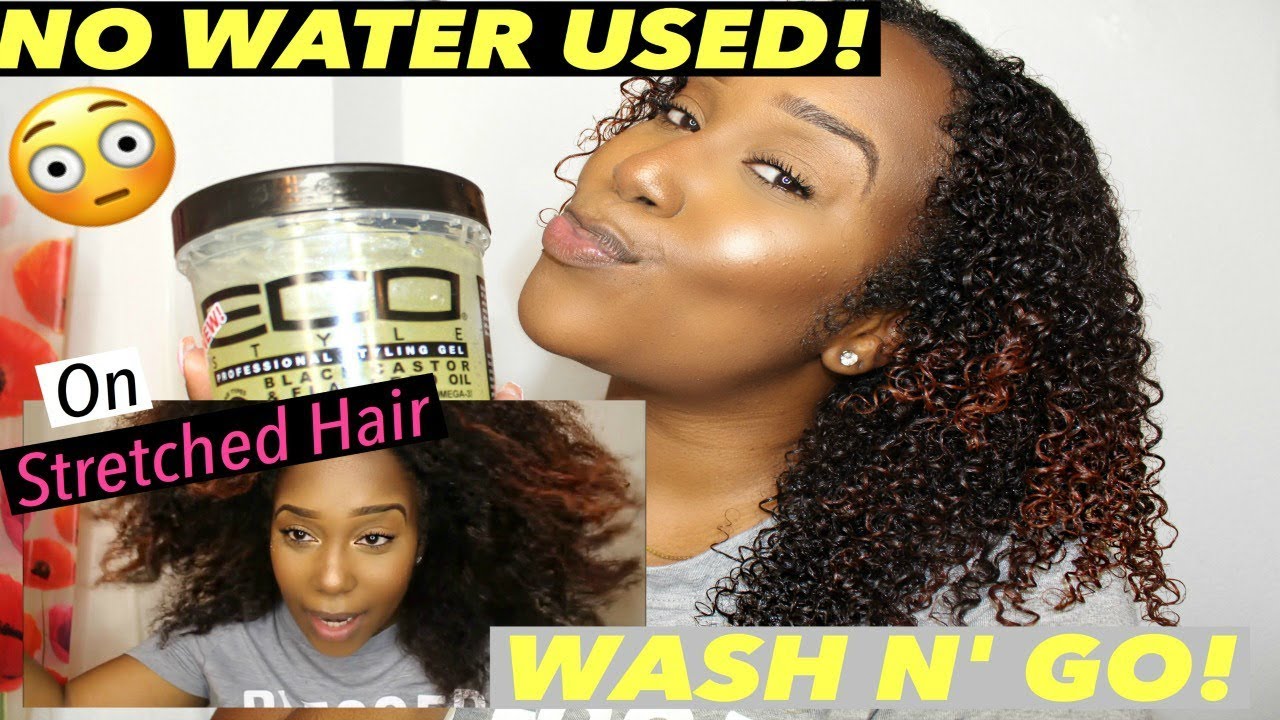 NO WATER used WASH N' GO on DRY STRETCHED HAIR! | DRY N GO!
