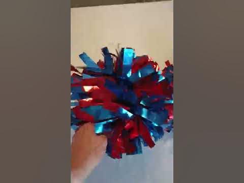 ПРМЕ48. Помпоны для черлидинга (чирлидинга) одинарные на ручке. Размер ...