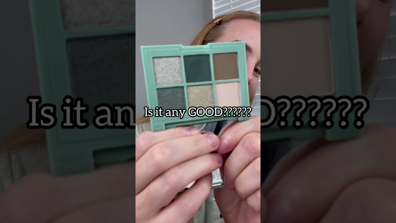 IS IT GOOD?? Trying a CHEAP GREEN palette 