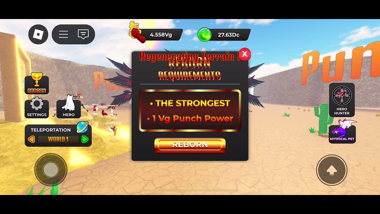 strongest punch sİmulator |scrİpt|... No Limit Strongest Punch Simulator Reborn #4 - YouTube
