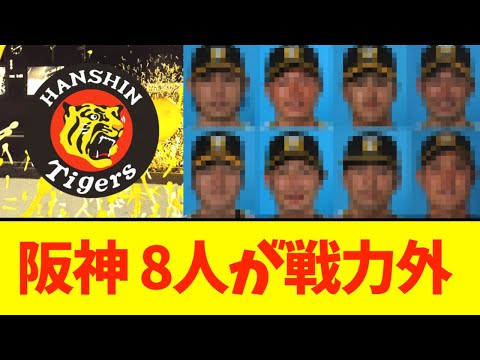 【阪神】8人に戦力外通告