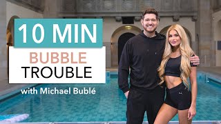 10 Min Bubble Trouble With Michael Bublé - Super Funny Beginner Full Body Workout